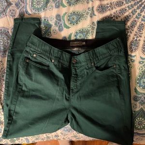 Torrid size 14 bombshell skinny green pants